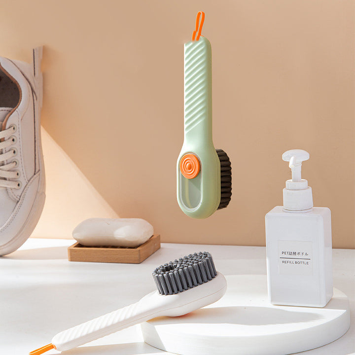 Cepillo de zapato de mando de mando de mando largo multifuncional cepillo automático líquido que agrega zapatería herramienta de limpieza de cepillos de ropa