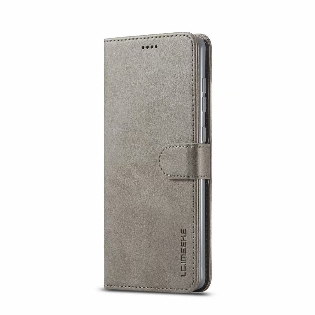 Leather Magnetic Calf Pattern Leather Case