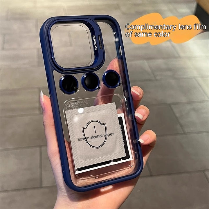 With Lens Protector Phone Case Transparent Support