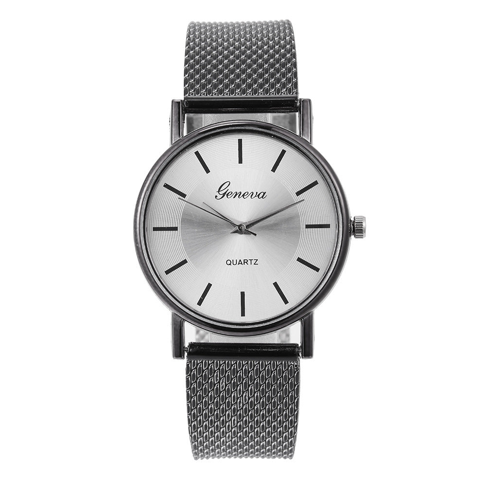 Mesh Quartz Couple Neva Watch Female