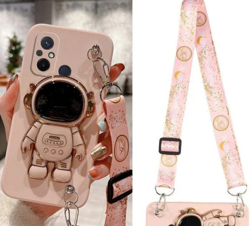 Crossbody Silicone Phone Case met Lanyard