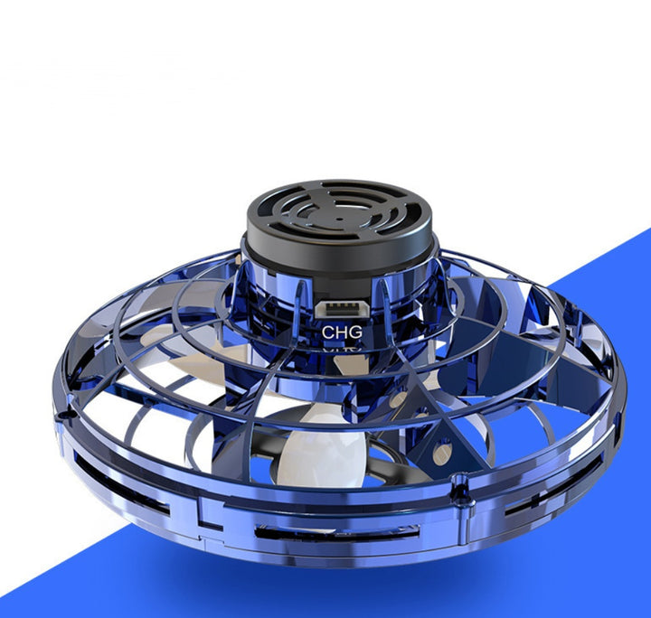 Mini dito giroscoppia giroscopi decompressione interattiva giocattolo droni LED UFO Tipo volante Spinner Toy Kids Kids