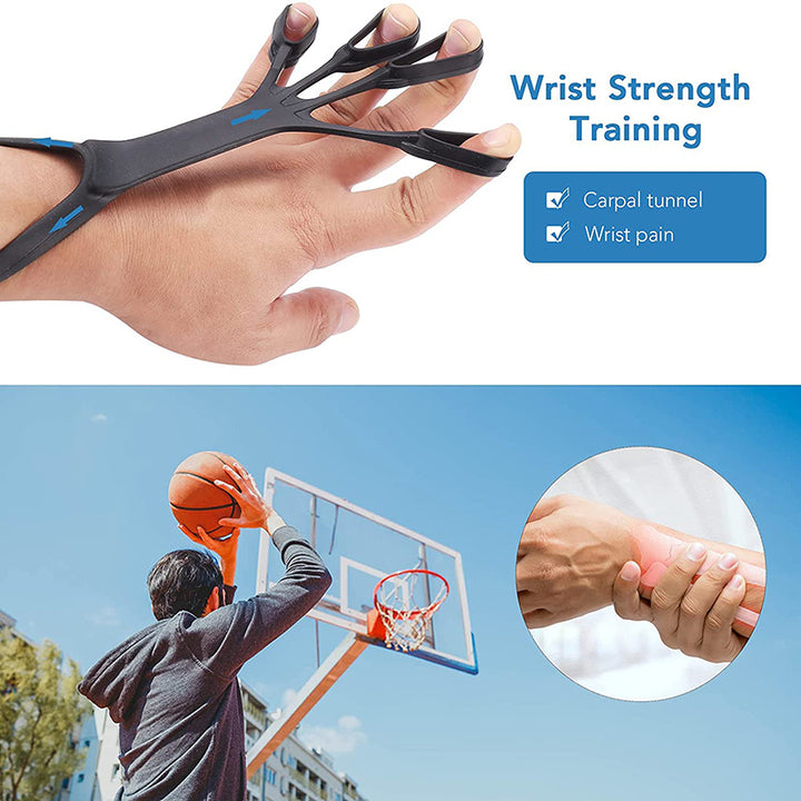 Szilikon markolat -eszköz ujjmozgás hordágy artritisz kézfogás edző erősítse a rehabilitációs edzést a fájdalom enyhítésére