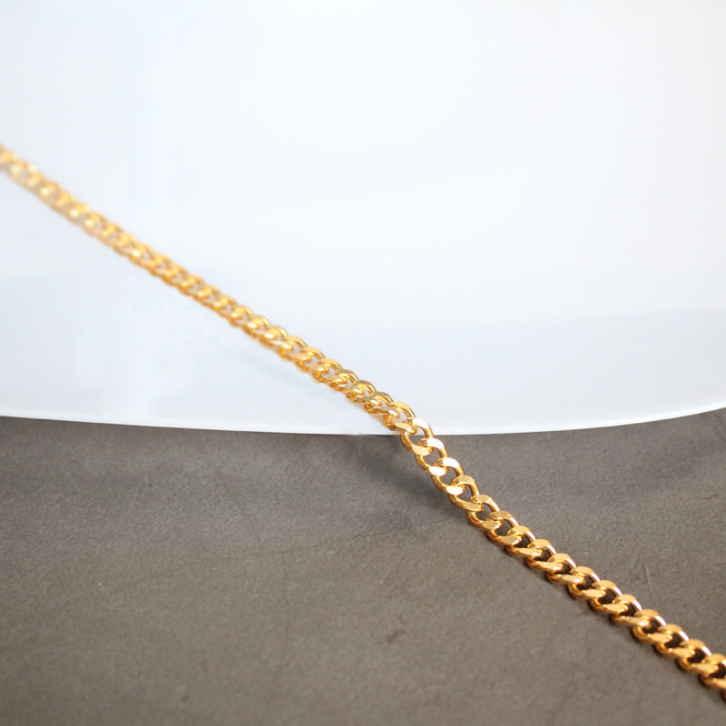 Men's Edging 5mm Titanium Steel Fashion Bracelet