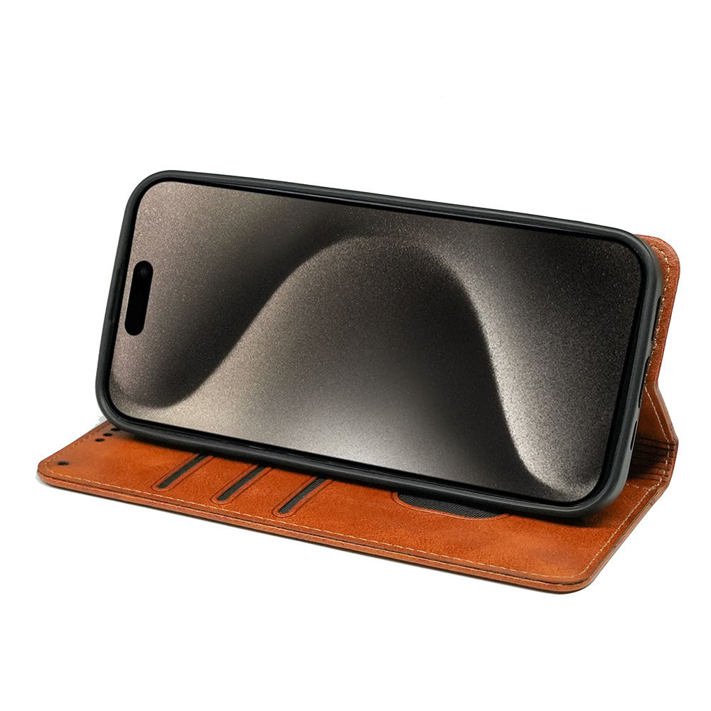 Google Telefoon Lederen Case Flip Case