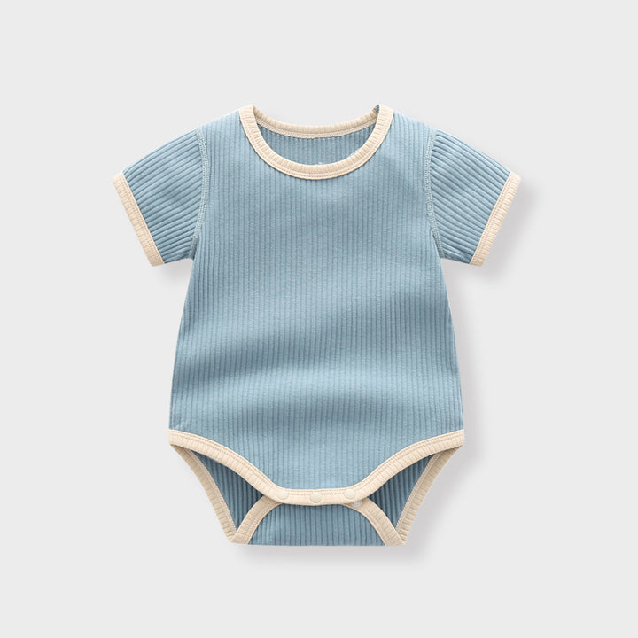赤ちゃんの夏の半袖トライアングルボディスーツ