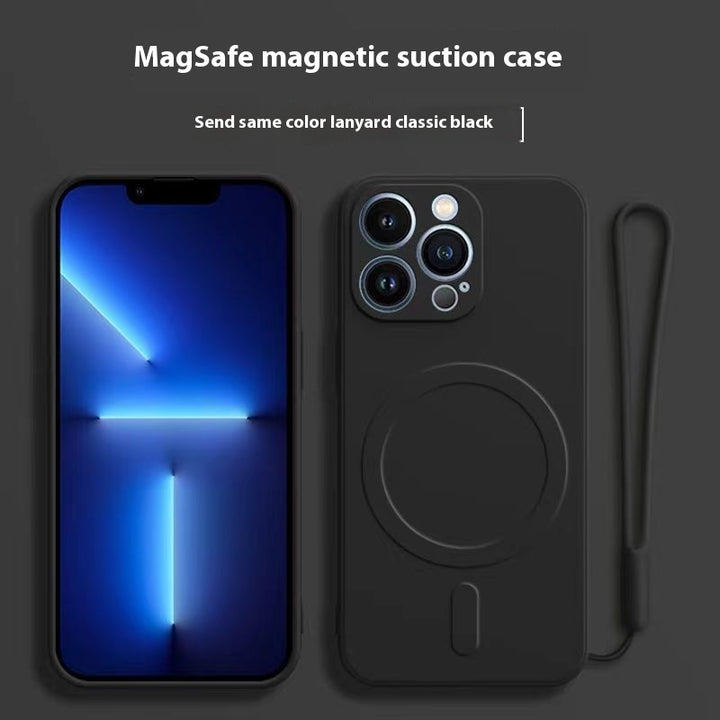 Wireless New Liquid Silicone Magnetic Phone Case