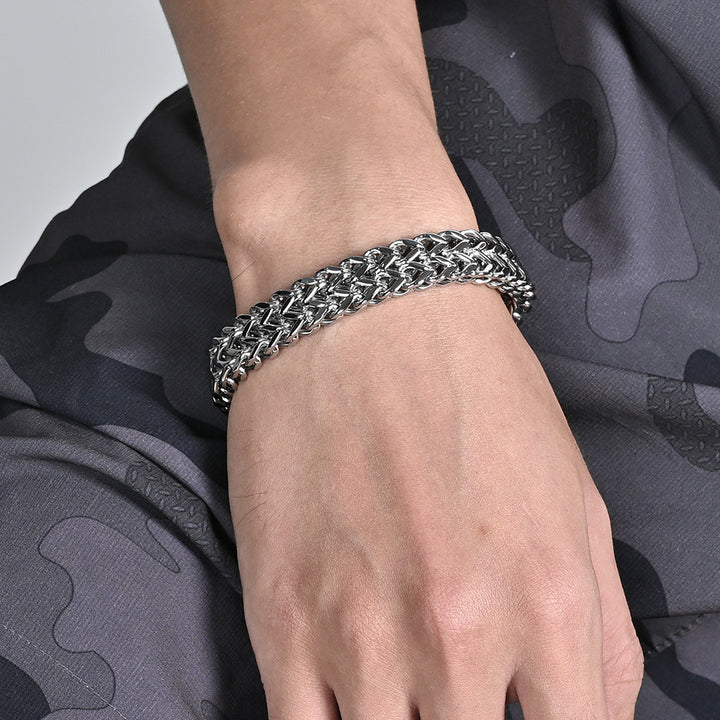 Men's Simple Titanium Steel Bracelet