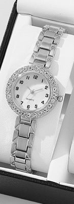 Quartz diamant pour femmes montre la tendance à tous les matchs