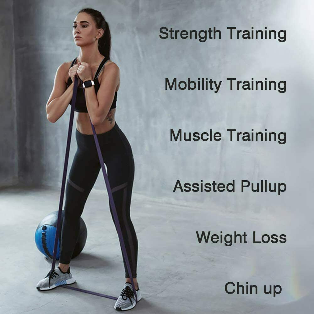 Издърпайте ленти тежкотоварни съпротивителни ленти за фитнес упражнения Фитнес тренировка ни настройте