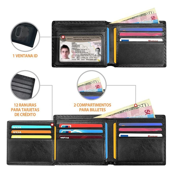 Men's Carbon Fiber Anti-magnetic Wallet