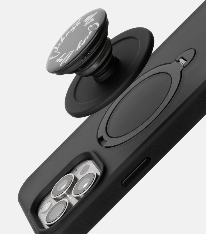 Rotating Bracket Magnetic Drop-resistant Silicone Phone Case