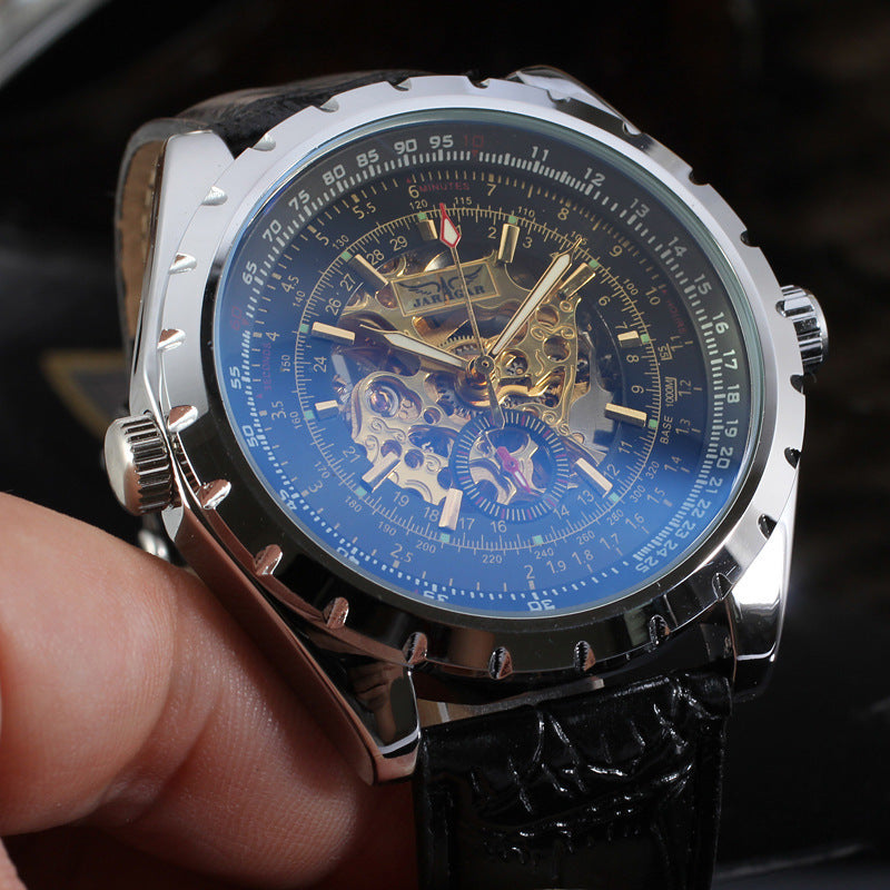 Business Casual Pustule Puste-Out Large Automatic Mechanical Watch