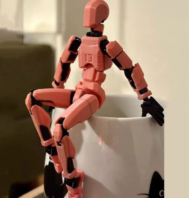 Multi-ledig bevegelig Shapeshift Robot 2.0 3D Printed Mannequin Dummy Action Model Doll Toy Kid Gift