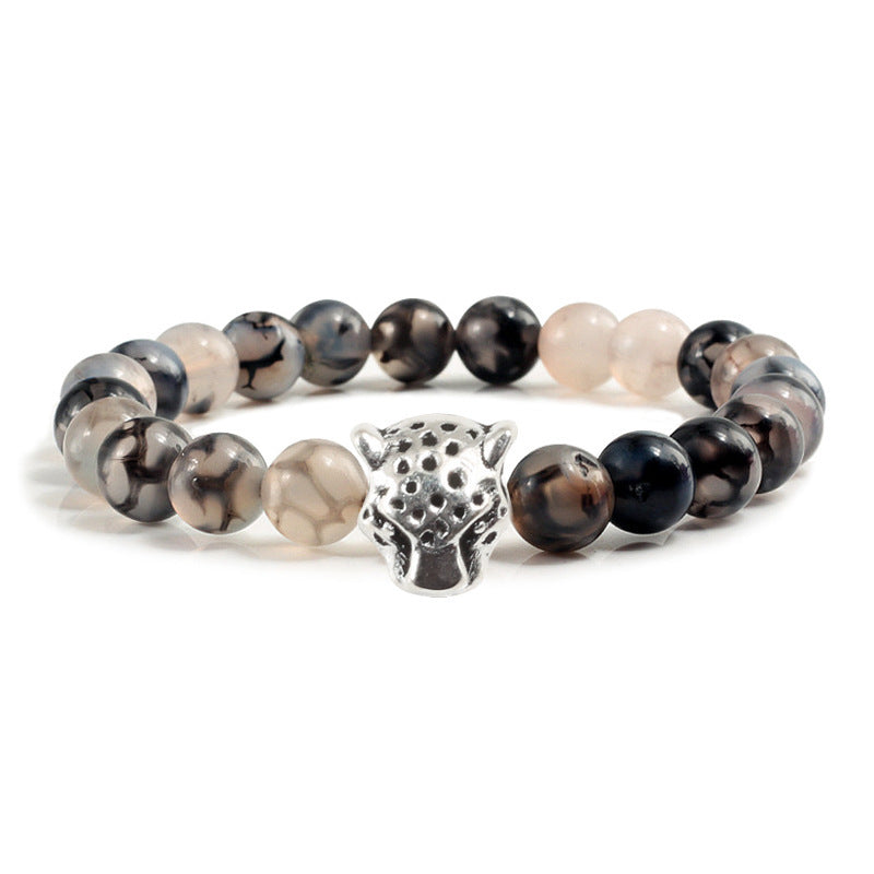Filament Black Dragon Muster Legierung Accessoires Langhantelkatze Pfotenzubehör Yoga verstreute Perlen mit Riemen tragen