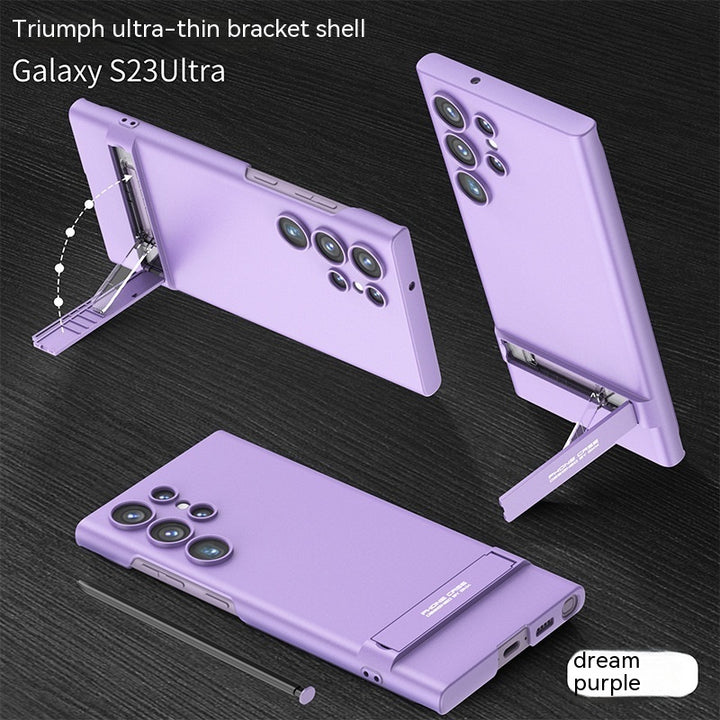 All-inclusive Ultra-thin Bracket Drop-resistant Creative S23 Phone Case