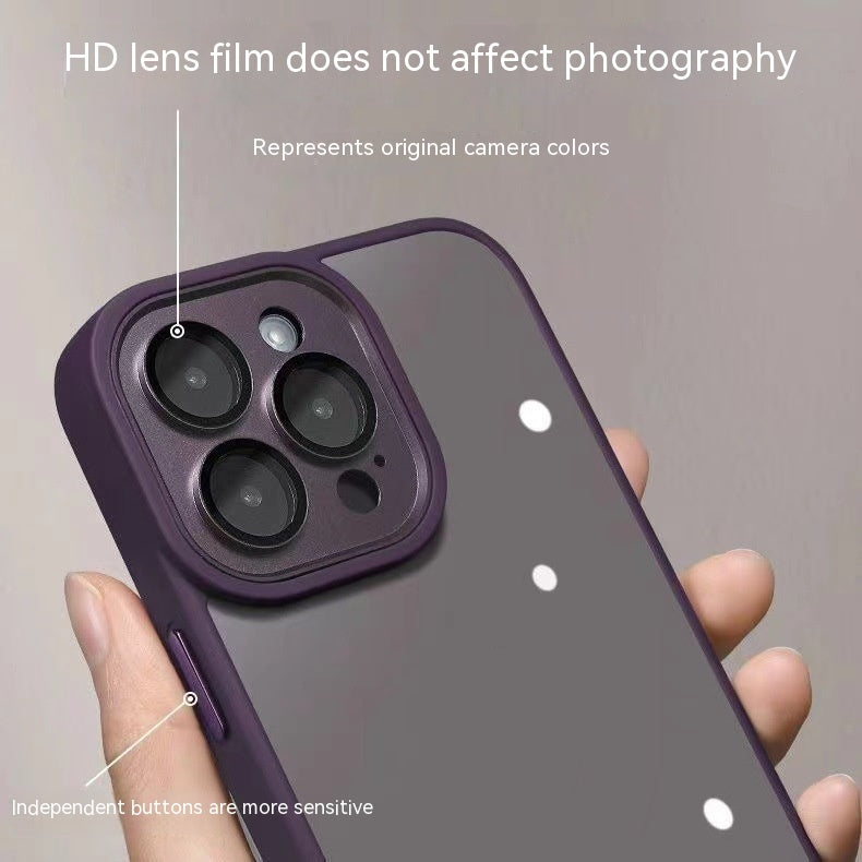 Phone Case New Lens Protector Transparent Protective Case Drop-resistant
