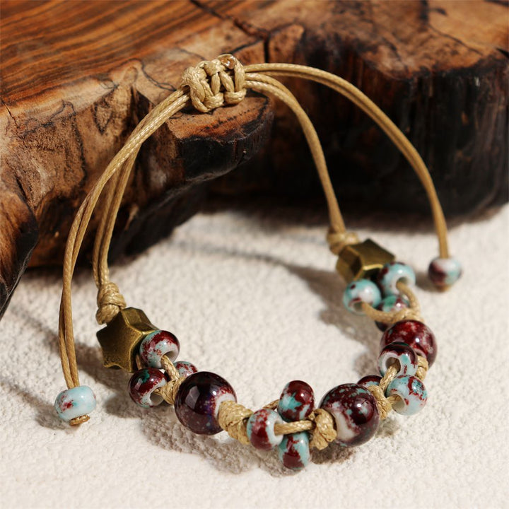 Jewelry DIY Handmade Fashion Simple Woven Ceramic Bracelet