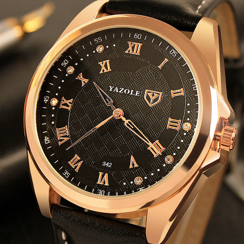 Quartz de montre pour hommes d'affaires