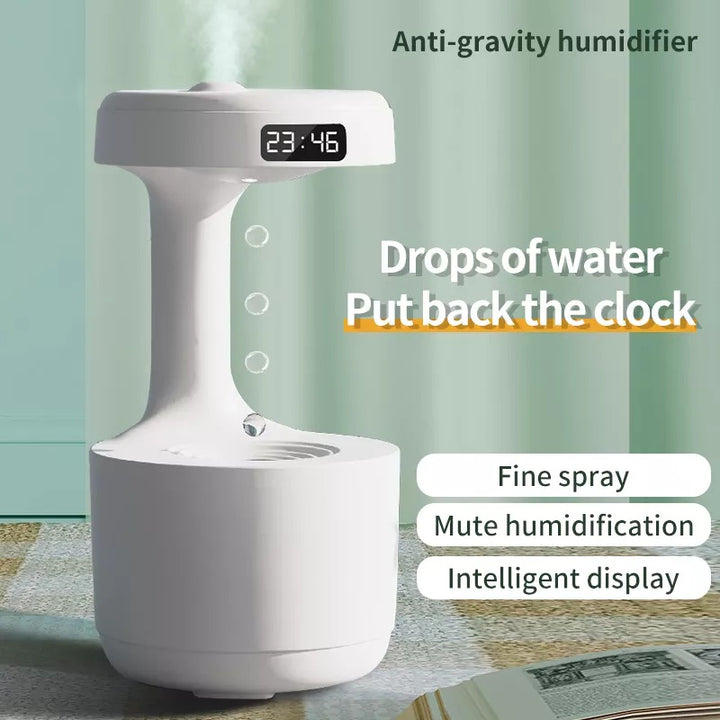 Humidificador antigravedad Dabra de agua Backflow Machine de aromaterapia de gran capacidad dormitorio de oficina Silencio de niebla grande