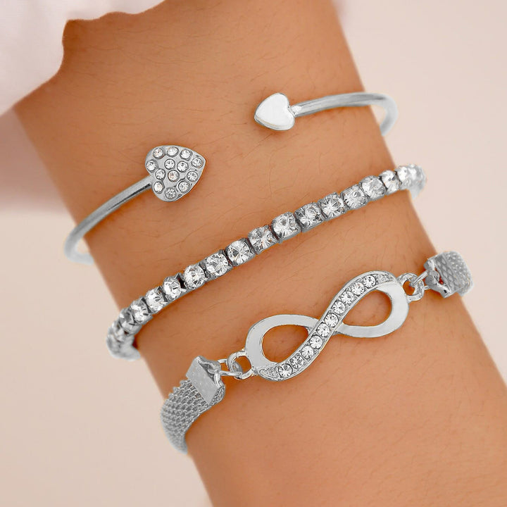 Bracelet à trois pièces du bracelet pour femmes
