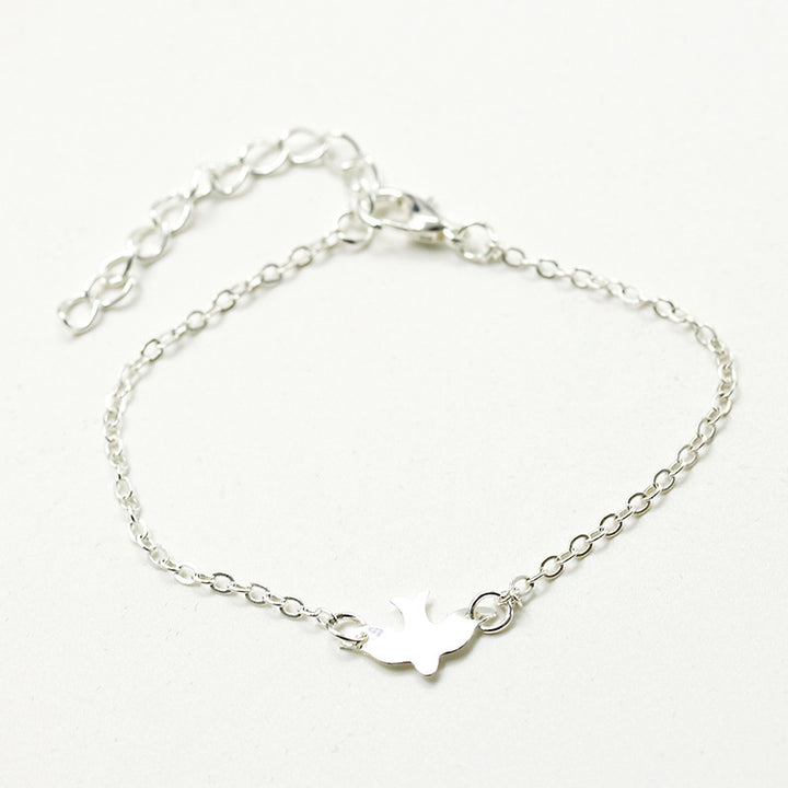 Simple Personality Design Peace Dove Bracelet