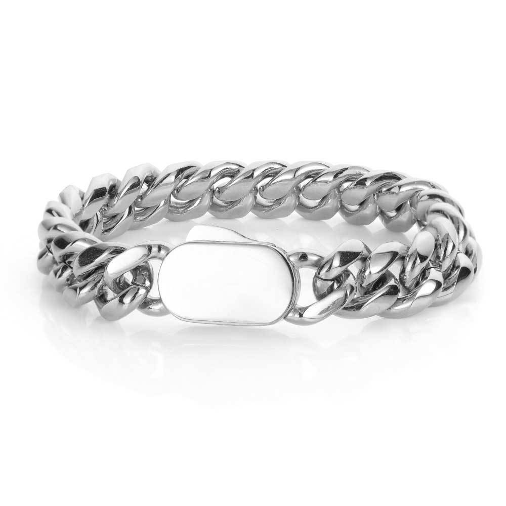 Fashion Spring Fastener Stainless Steel Bracelet