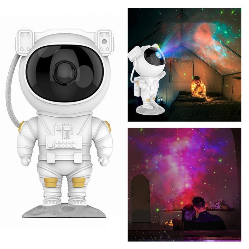 Astronaute créatif Galaxy Starry Sky Projecteur Night Light USB Atmosphère Table Table