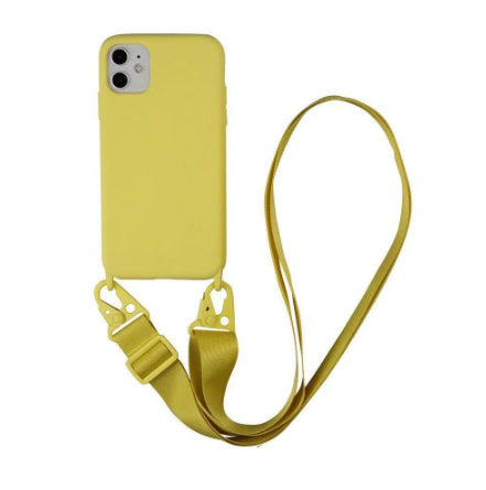 Compatible avec Apple ,  Couleur solide simple adaptée à la lanière de la sangle de sangle de sangle de téléphone mobile