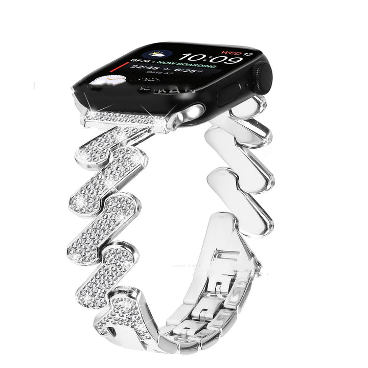 7-Wort-Diamant-eingebettete Smart Watch Band