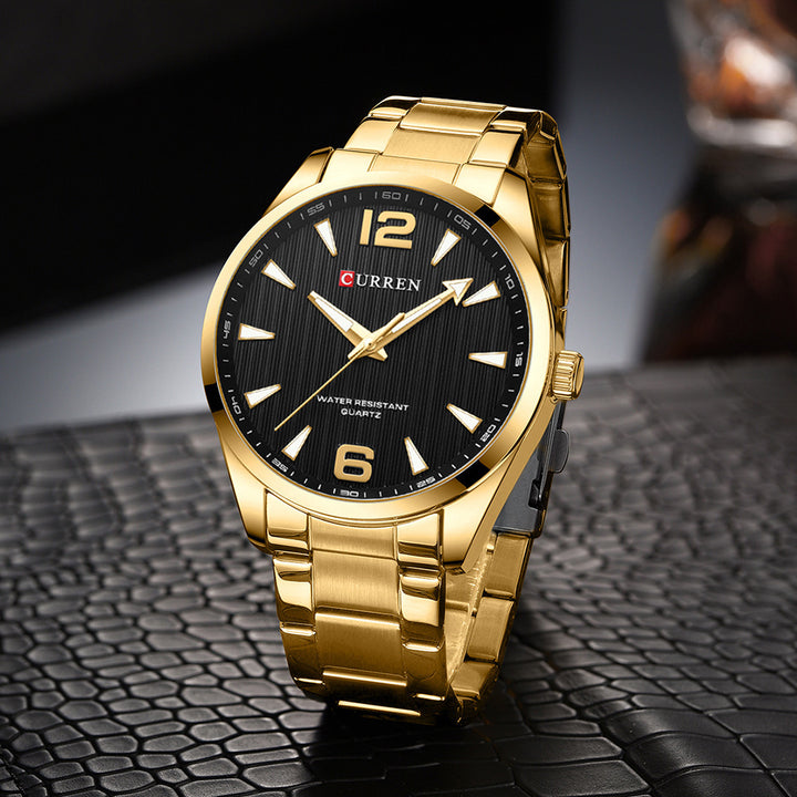 Men's Business Quartz Steel Belt Watch