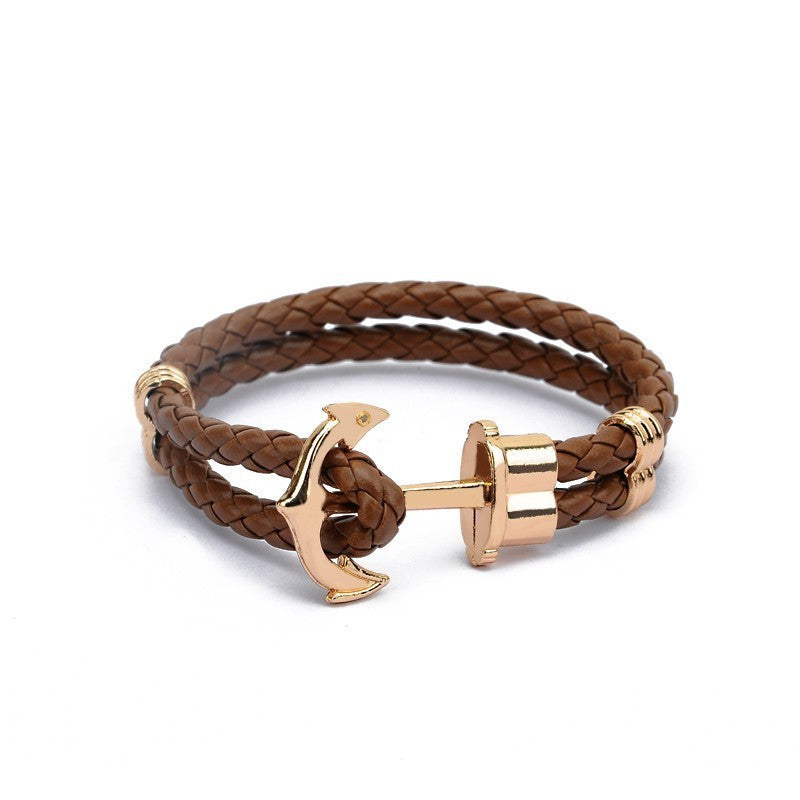 Europe And America Creative Bracelet Hand-woven Boat Anchor