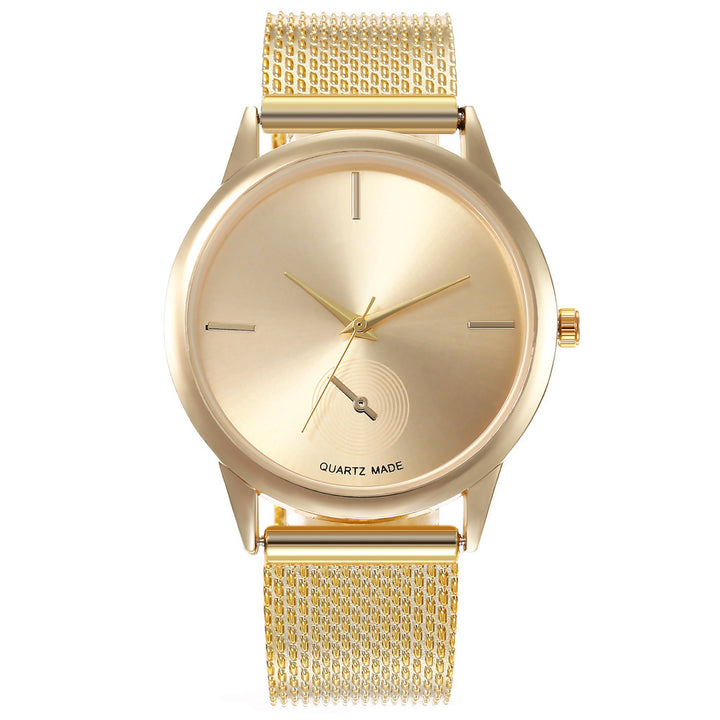 Creative Plastic Mesh Quartz -horloge voor vrouwen