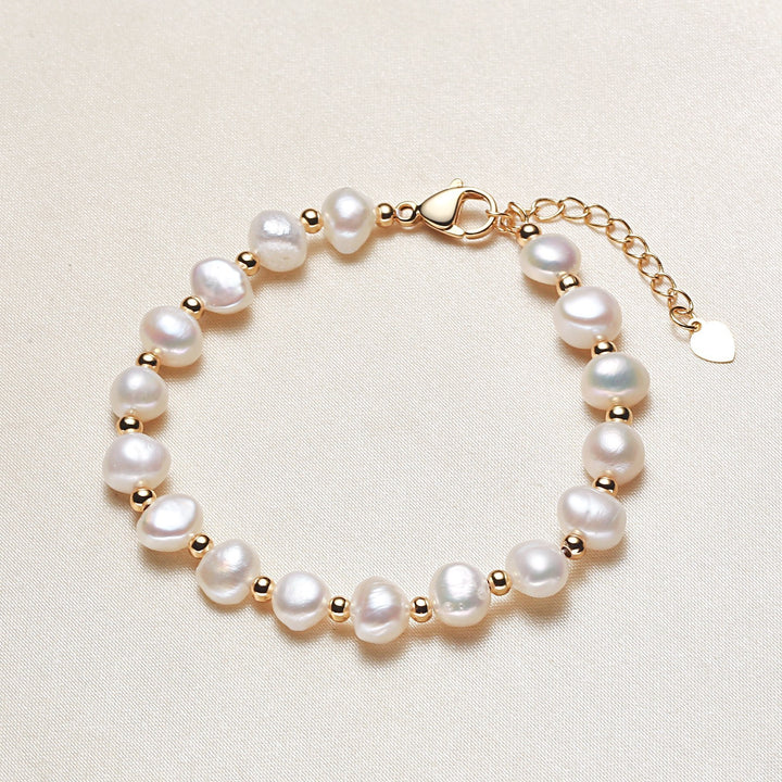 Bracelet Pearl Pearl Fionnuisce Faisean Ócáideach na mBan