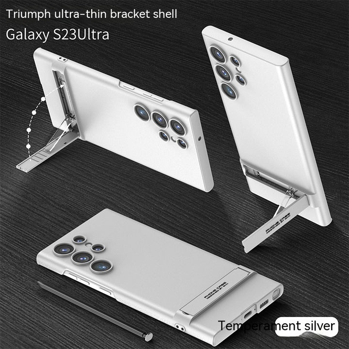 All-inclusive Ultra-thin Bracket Drop-resistant Creative S23 Phone Case