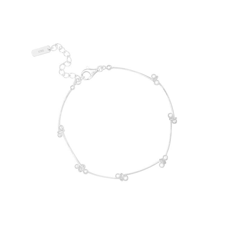 Interesse speciale Light Luce Design Luxury Sense Minimalist All-Match Segment Stitching Bracciale Bright Silver