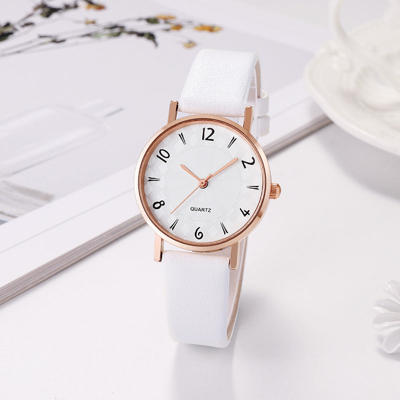 Moda de la mujer Simple Casual Starry Sky Dial Reloj