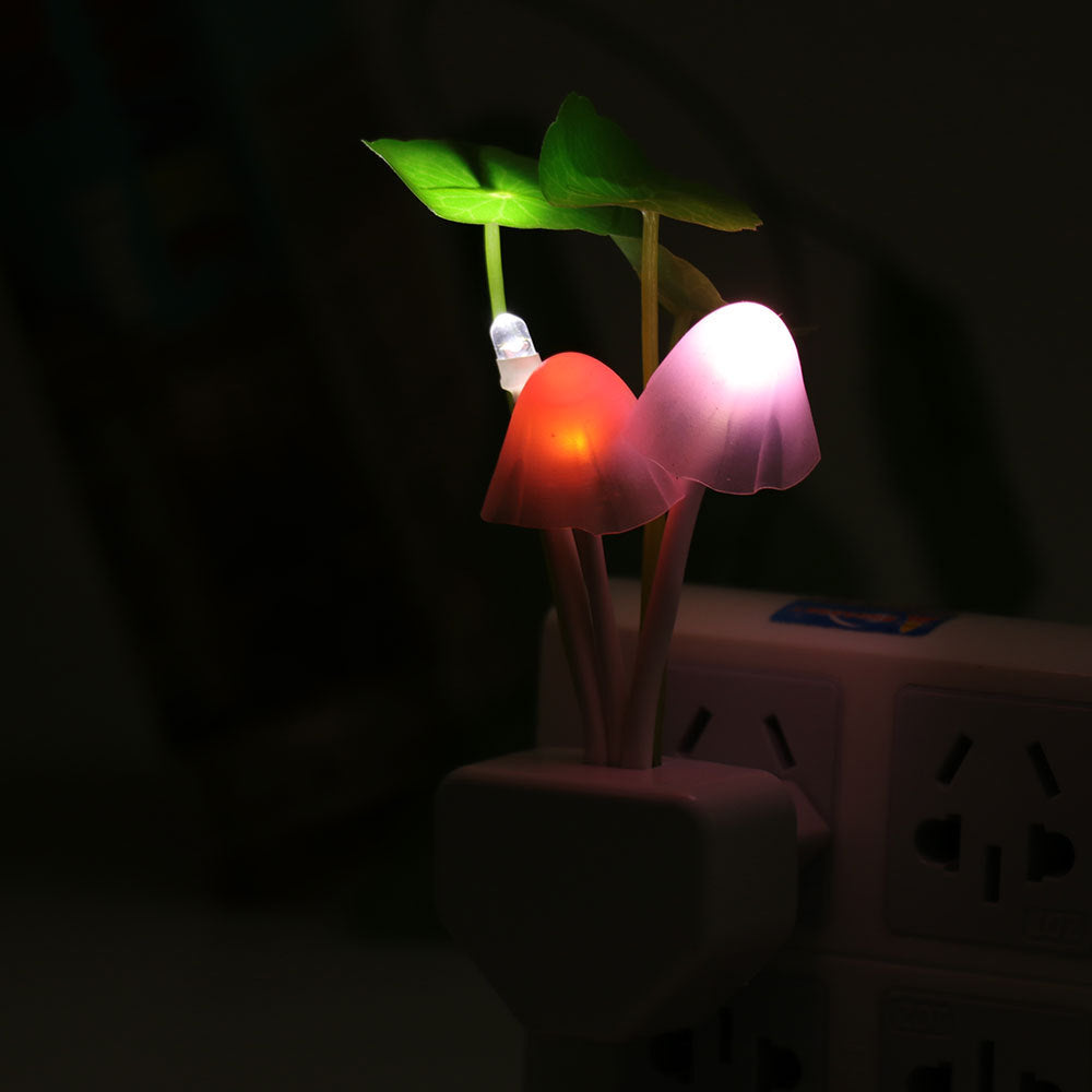 Lumière de champignons à LED de couleur, 3 couleurs, avec capteur, nouveauté, 220 V