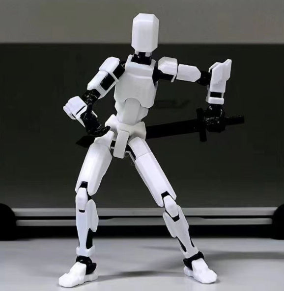 Robot de formă mobilă cu mai multe articulații 2.0 3D tipărit manechin manechin acțiune model de jucărie pentru copii