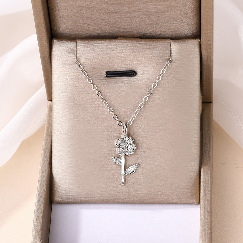 Fashion Alloy Flower ketting voor minderheidsvrouwen