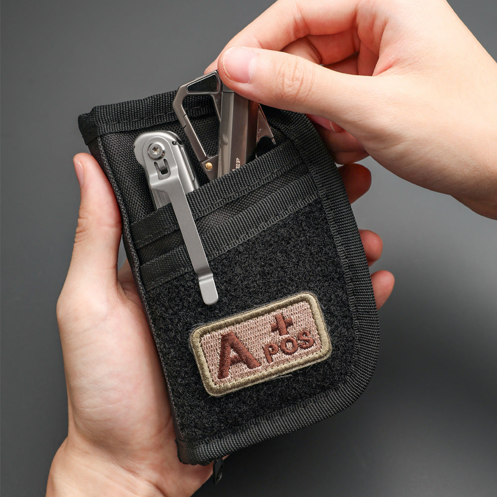 Portable multifunctionele EDC Tool Storage Bag Mini-Portable Daily Card Holder Wallet