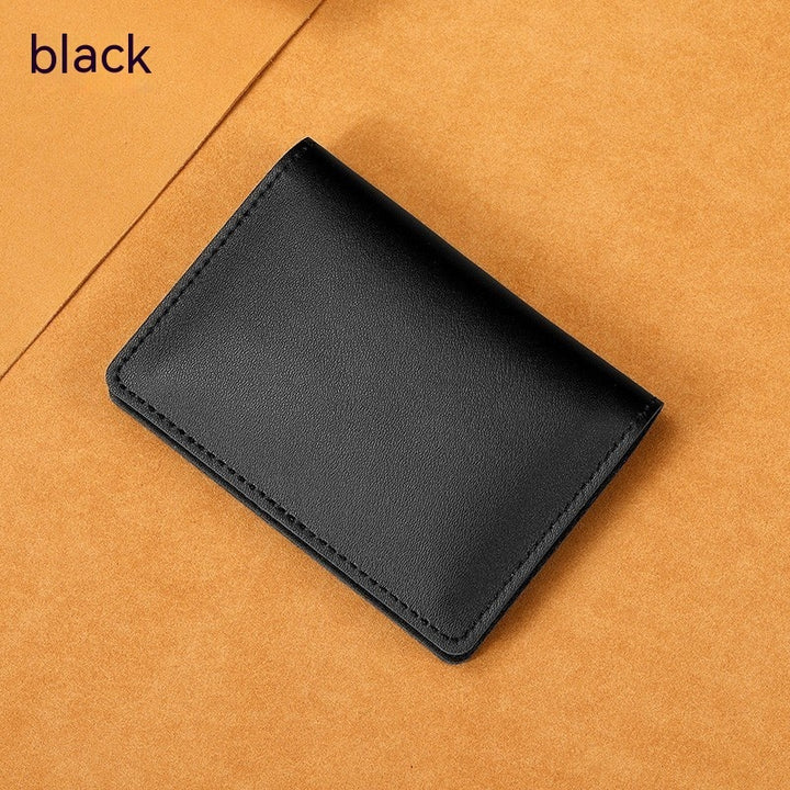 Ultra-thin Cowhide Card Holder Men And Women