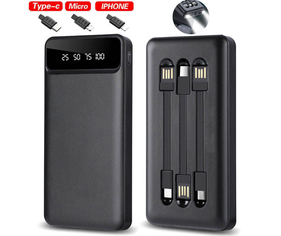 6000mAh Power Power Bank Bank Thone Soilocy Backup סוללה נוחה טעינה בבריטניה