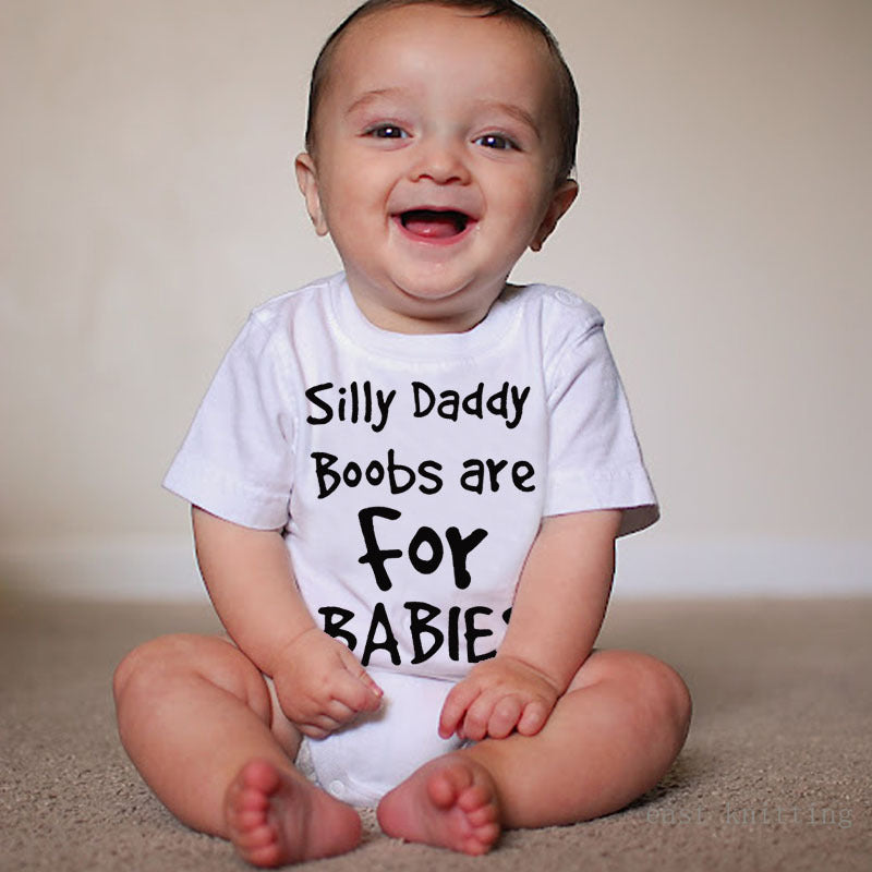 Silly Daddy Boobs Are For Babies