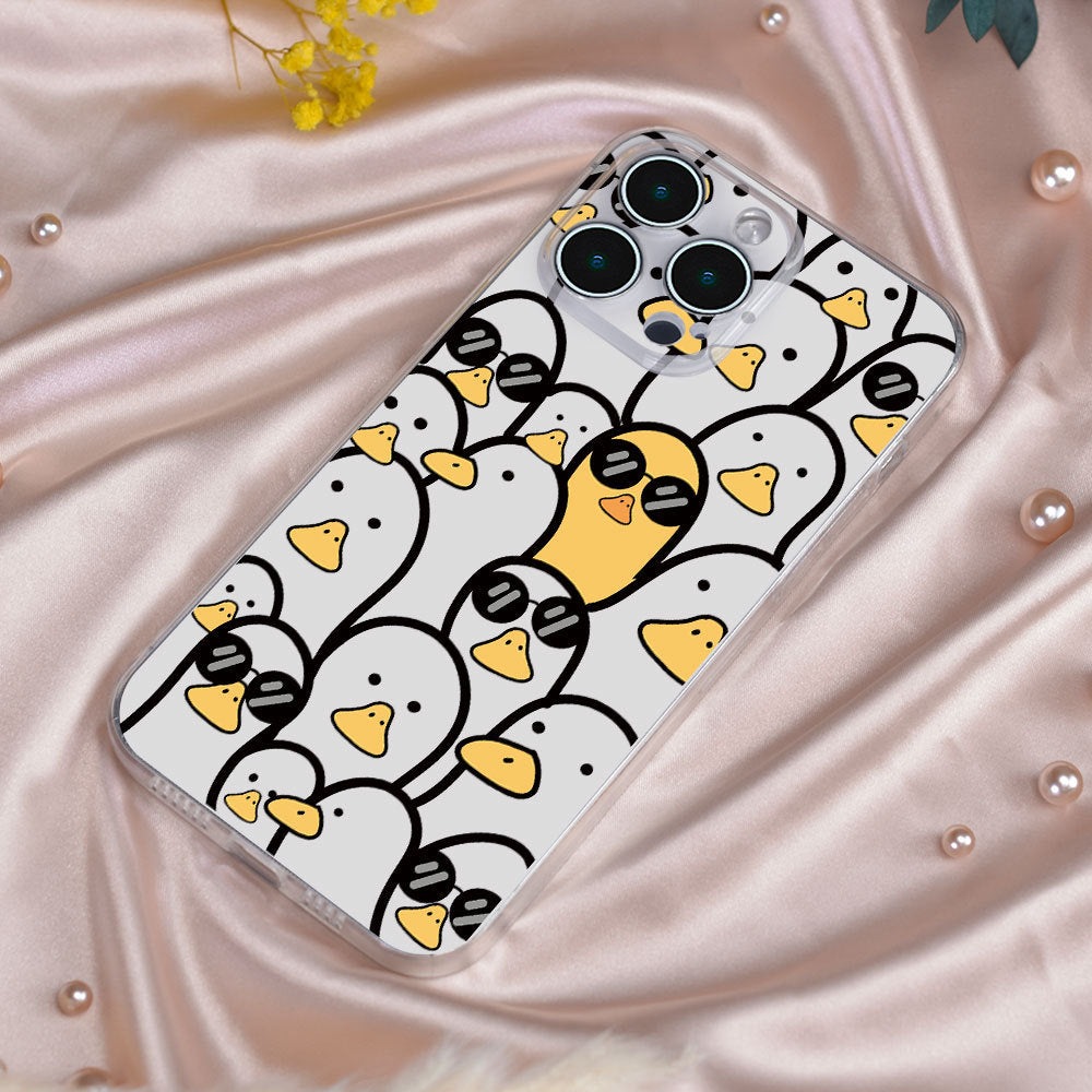 Cute Duck All-inclusive Lens Drop-resistant Protective Cover