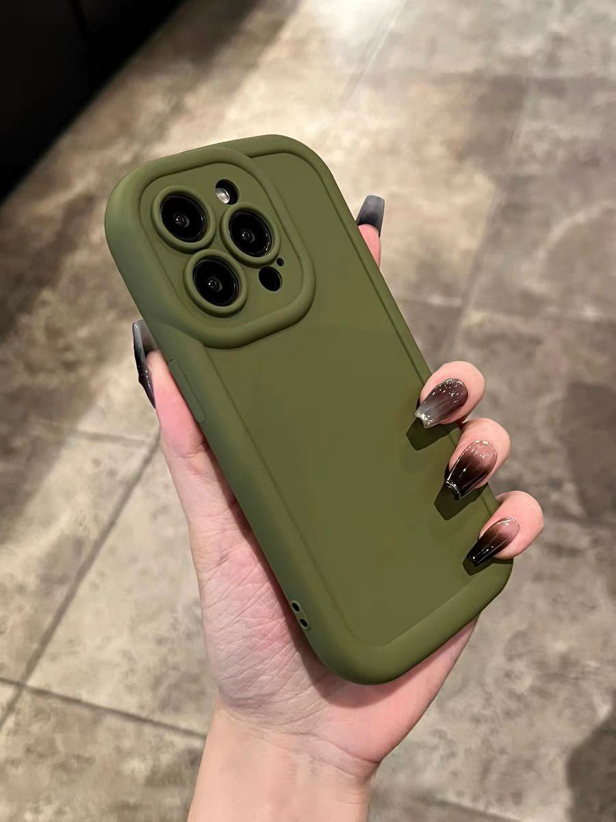 Simple Solid Color Anti Drop Premium Phone Case