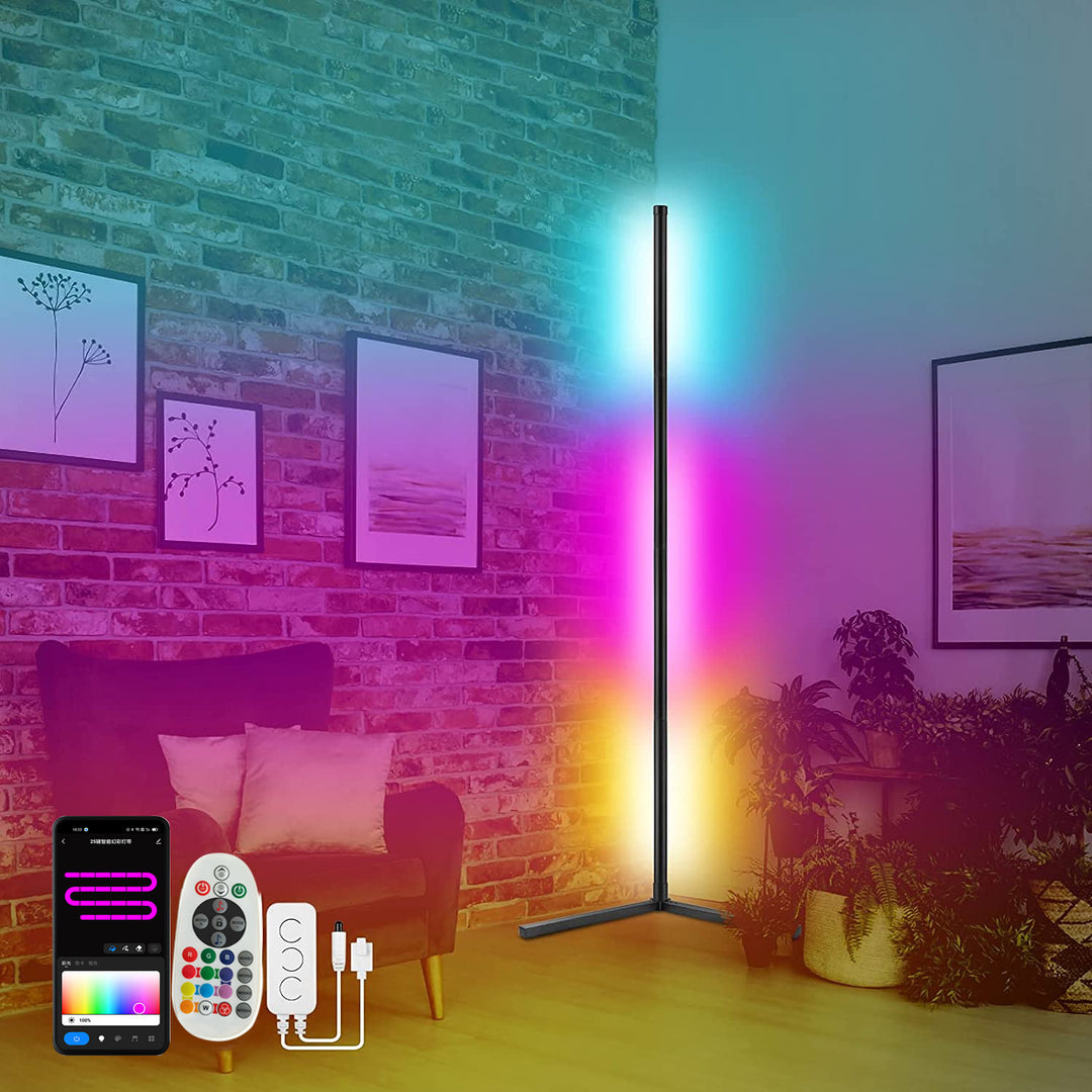 Symphony Bluetooth RGB padló graffiti intelligens alkalmazás sarok légköri lámpa
