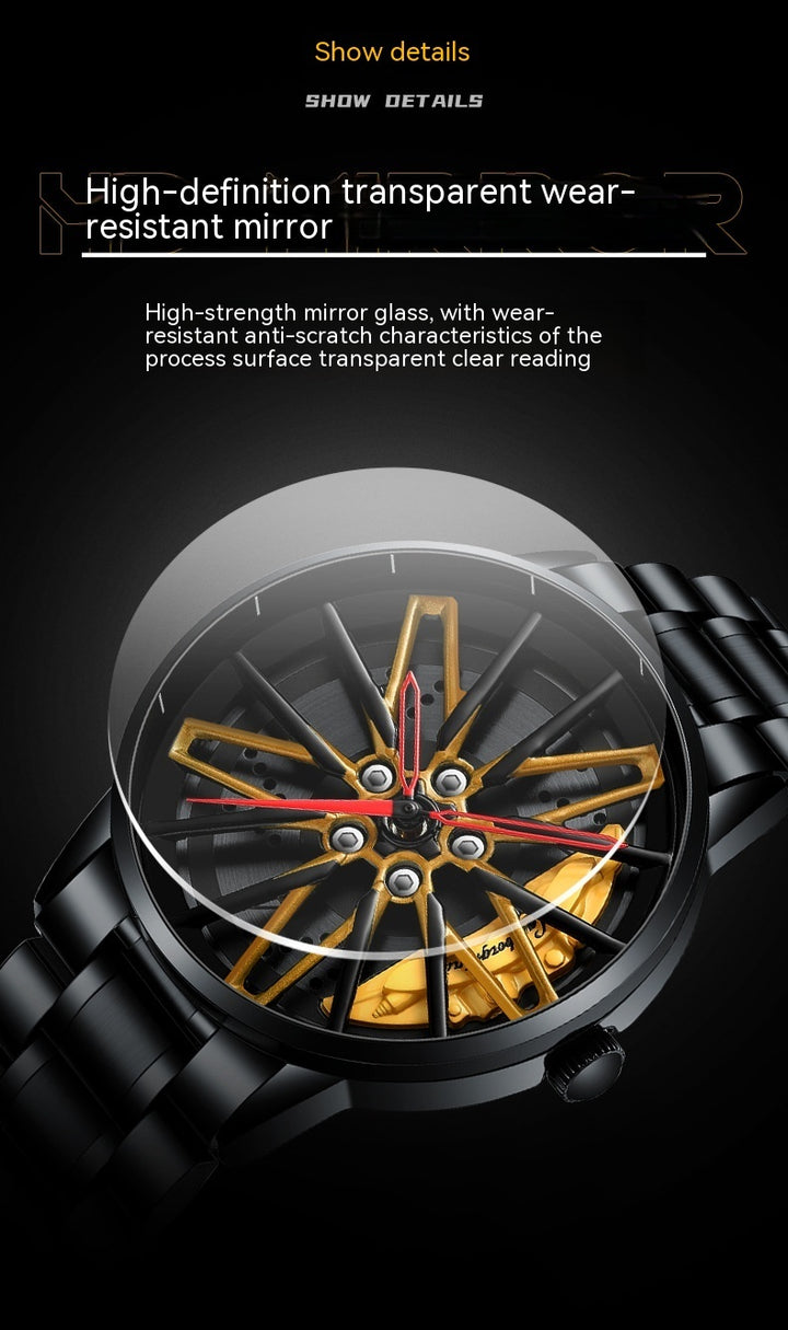 Rotation Wheel montre un creux tridimensionnel