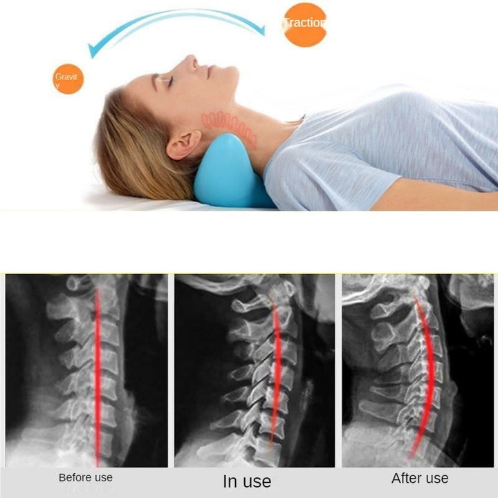Cervical coloană vertebrală pernă Gravitate Gravitate Acupresură gât Masajer Cervical Pernă Cervicală Pillow Neck umăr Masaj Pernă CAME