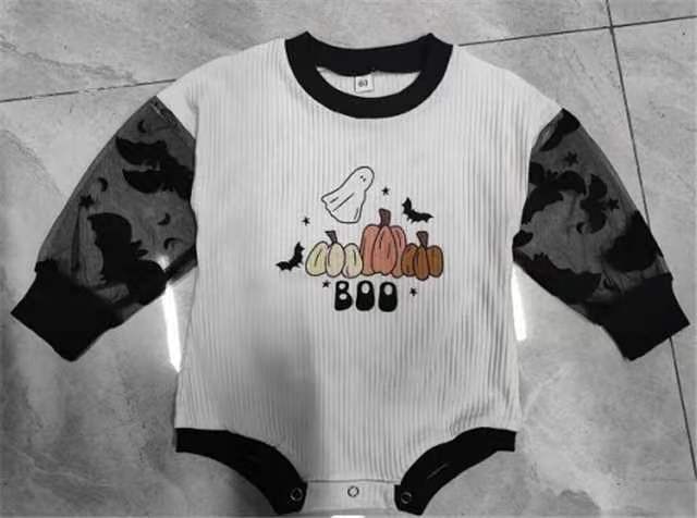 Autumn Halloween Rompper Camisa de un bebé de una pieza